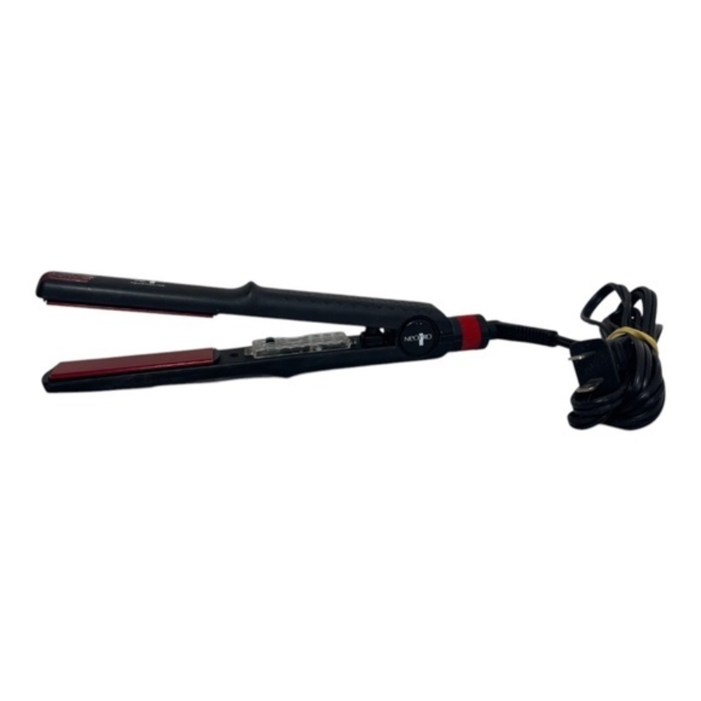 NeoPro Tourmaline Hair Straightener 1.25" Flat Iron Black